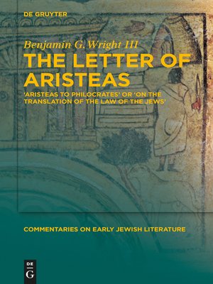 cover image of The Letter of Aristeas